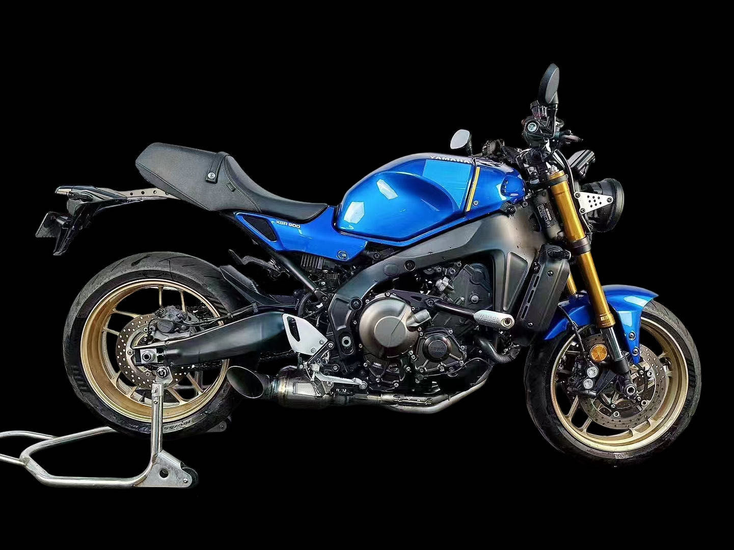 Yamaha MT09/SP, XSR900 and XSR900GP Stealth Titanium Exhaust System 2022-2024