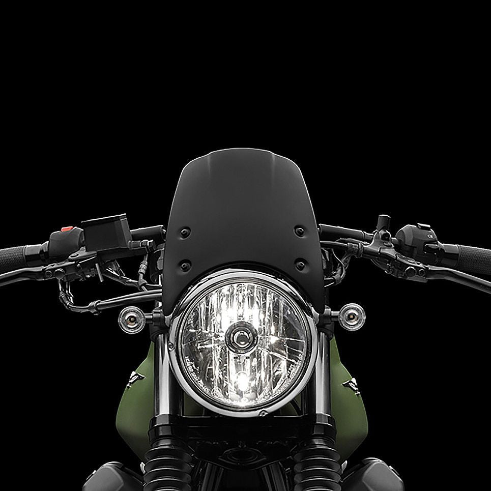 Rizoma Headlight Fairing For Ducati Scrambler/Triumph Street Twin - Black