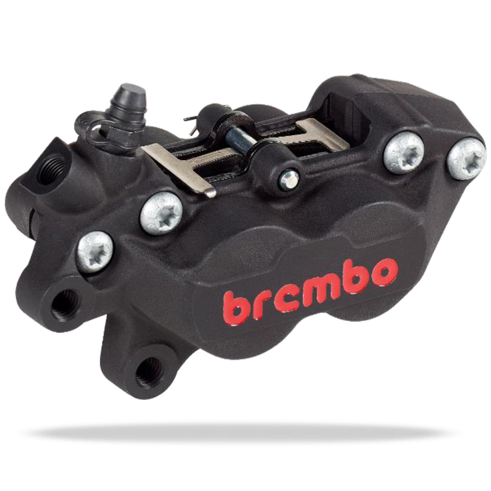 Brembo P4 30/34 Caliper - Black (Right) (20516588) 40mm Mounting