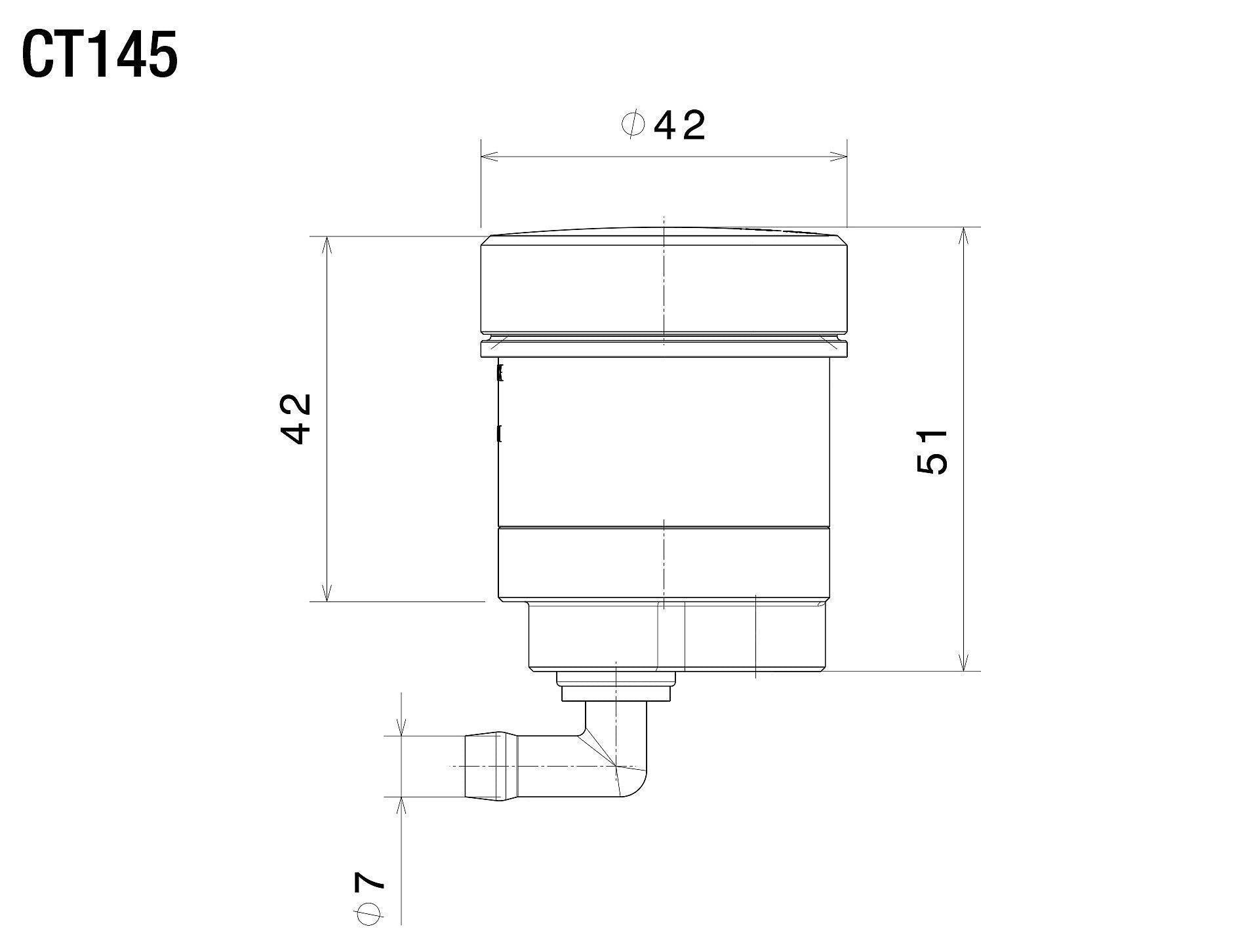 Rizoma Pure Clutch Fluid Reservoir - Gold