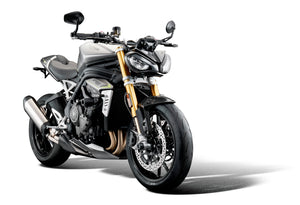 Evotech Triumph Speed Triple 1200 RS Black Exhaust Hanger (2021 - 2024)