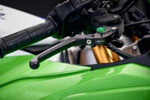 Evotech Evo Folding Clutch and Brake Lever Set - Kawasaki Ninja ZX-6R (2024+)