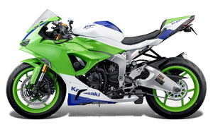 Evotech Exhaust Hanger & Pillion Footpeg Removal Kit - Kawasaki Ninja ZX-6R 40th Anniversary Edition (2024+)
