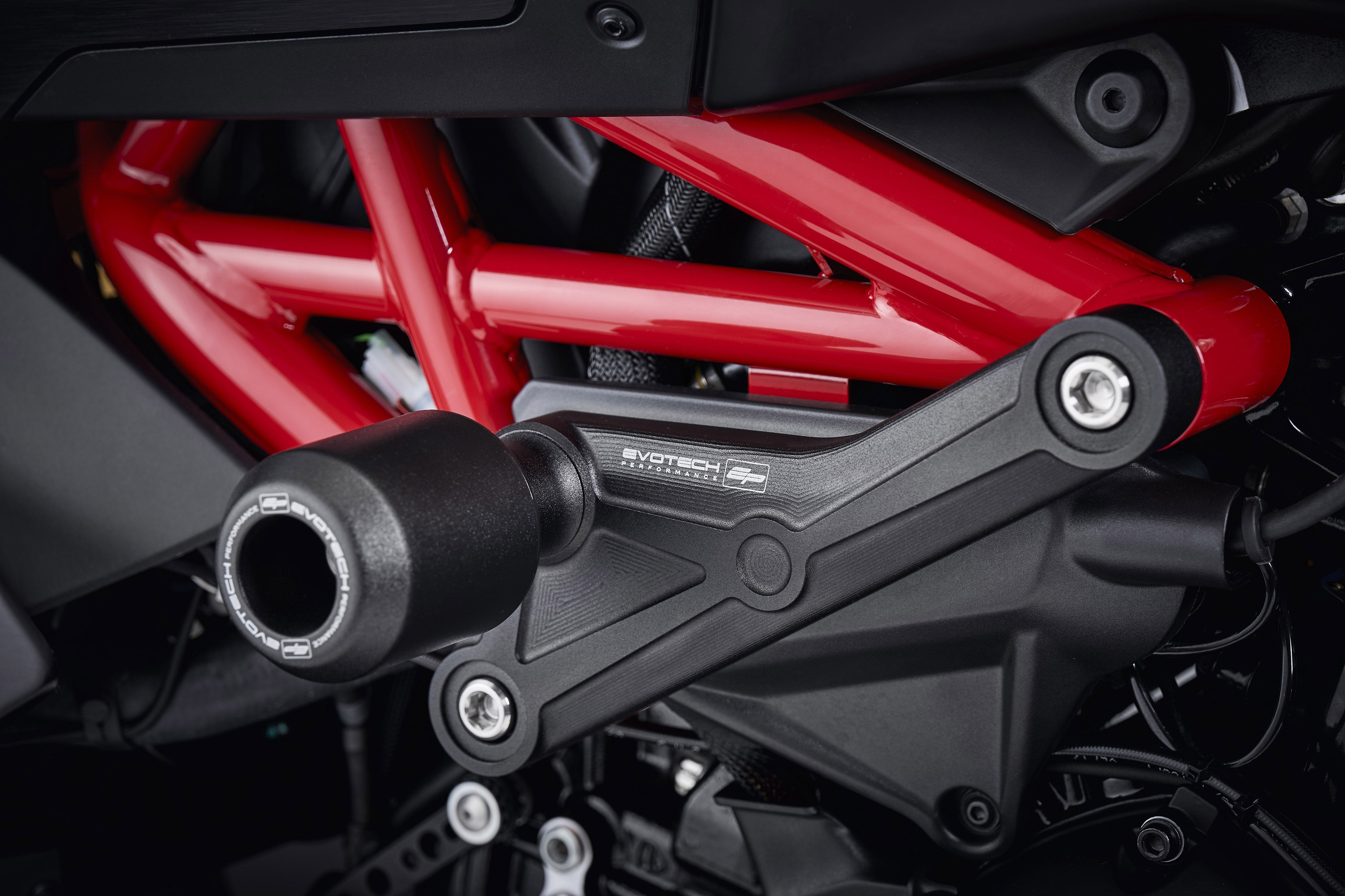Evotech Ducati Diavel 1260 S Frame Crash Protection (2019 - 2022) (Black)