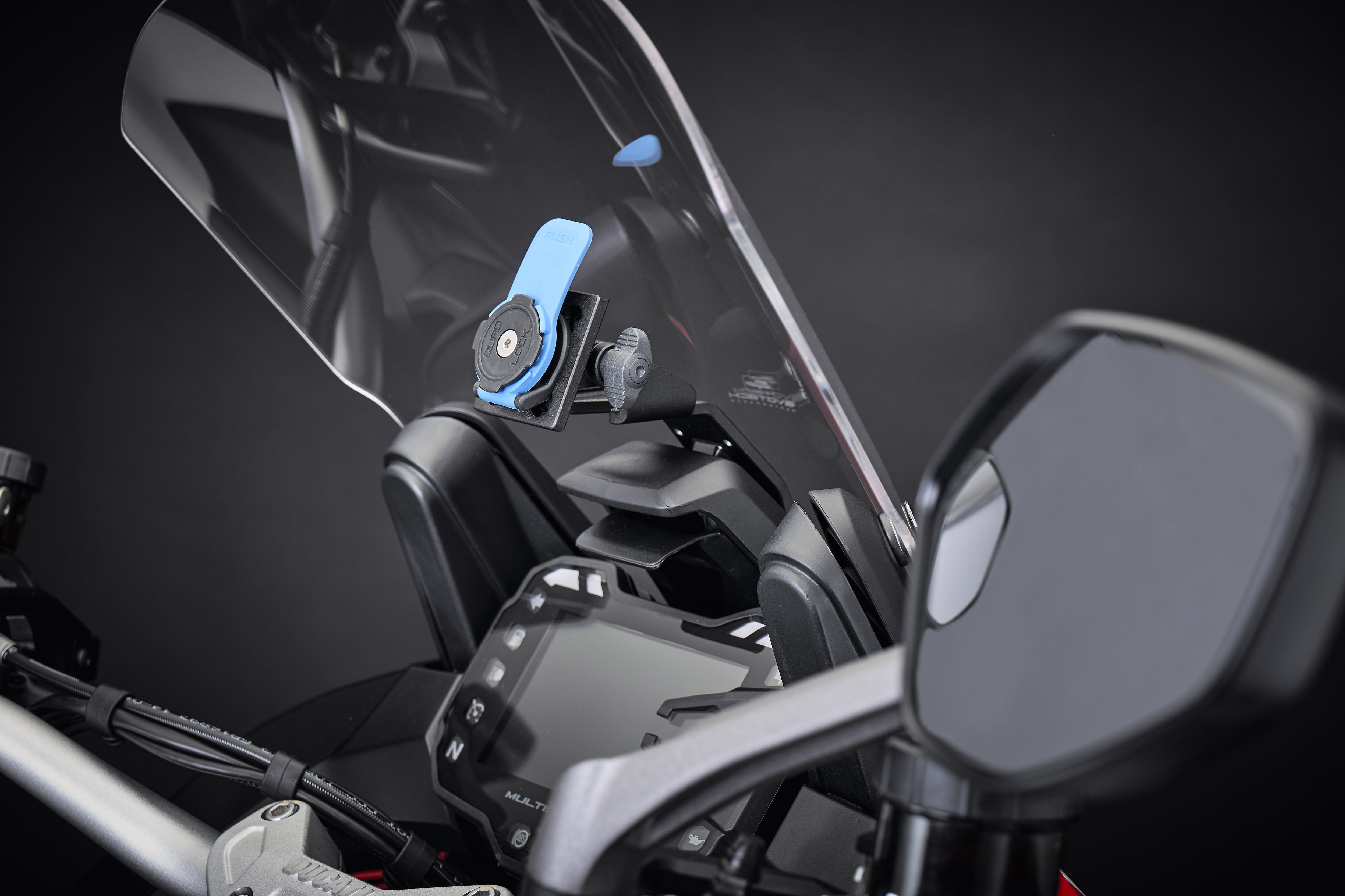 Evotech Quad Lock Sat Nav Mount - Ducati Multistrada 950 (2017-2018)