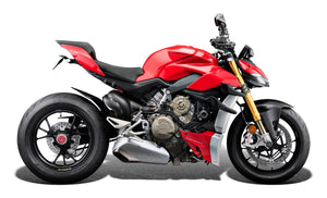 Evotech Rear Spindle Bobbins - Ducati Streetfighter V4 (2020 - 2024)