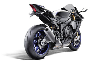 Evotech Carbon Fibre Toe Guard / GP Style Paddock Stand Plates - Yamaha YZF-R1 (2020+)
