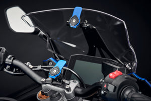 Evotech Quad Lock Compatible Handlebar Clamp Mount - Suzuki GSX-S1000GX+ (Plus) (2024+)