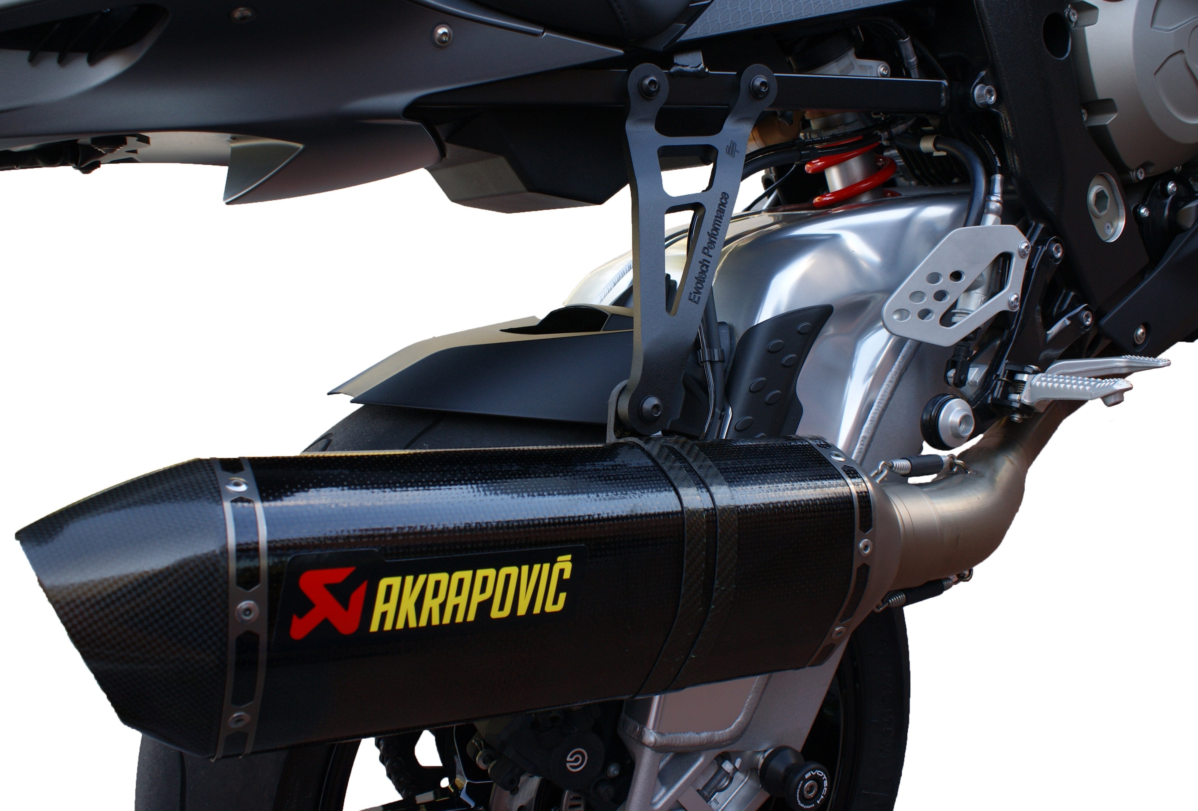 Evotech Akrapovic Exhaust hanger & Pillion Footpeg Removal Kit - BMW S 1000 RR (2012 - 2014)
