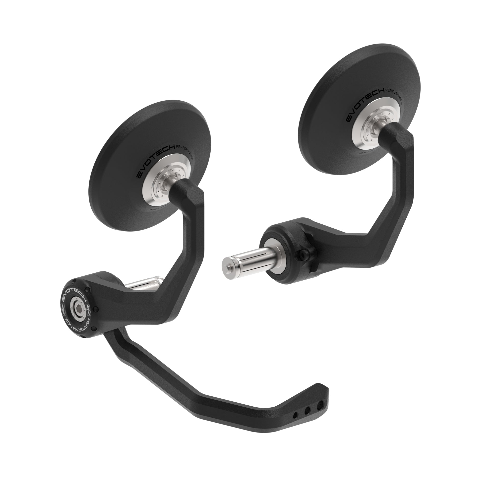 Evotech Bar End Mirrors / Brake Protector (Retro) - Ducati Scrambler 1100 Dark Pro (2021+)