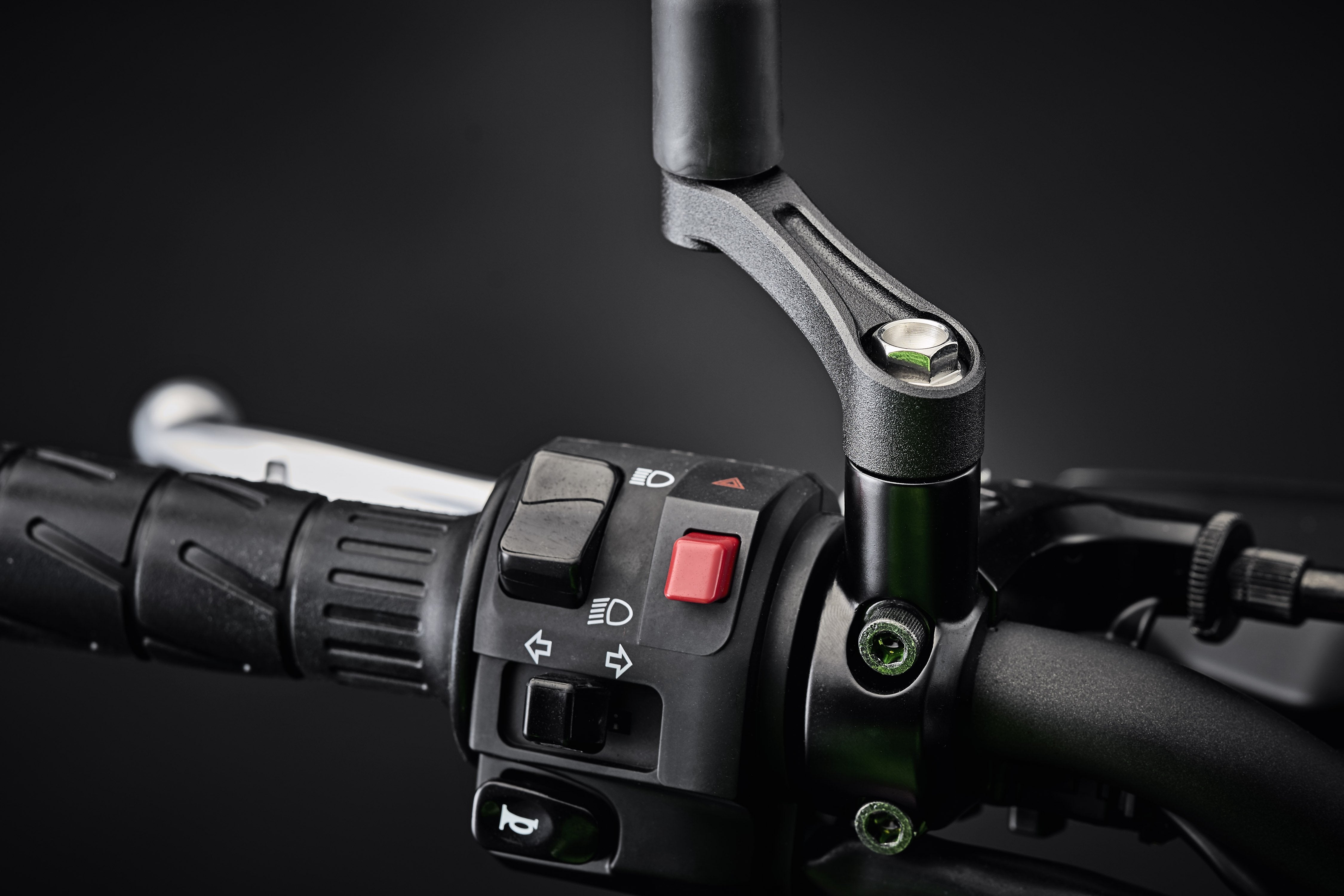 Evotech Kawasaki Z800 Mirror Extension Brackets 2013 - 2018