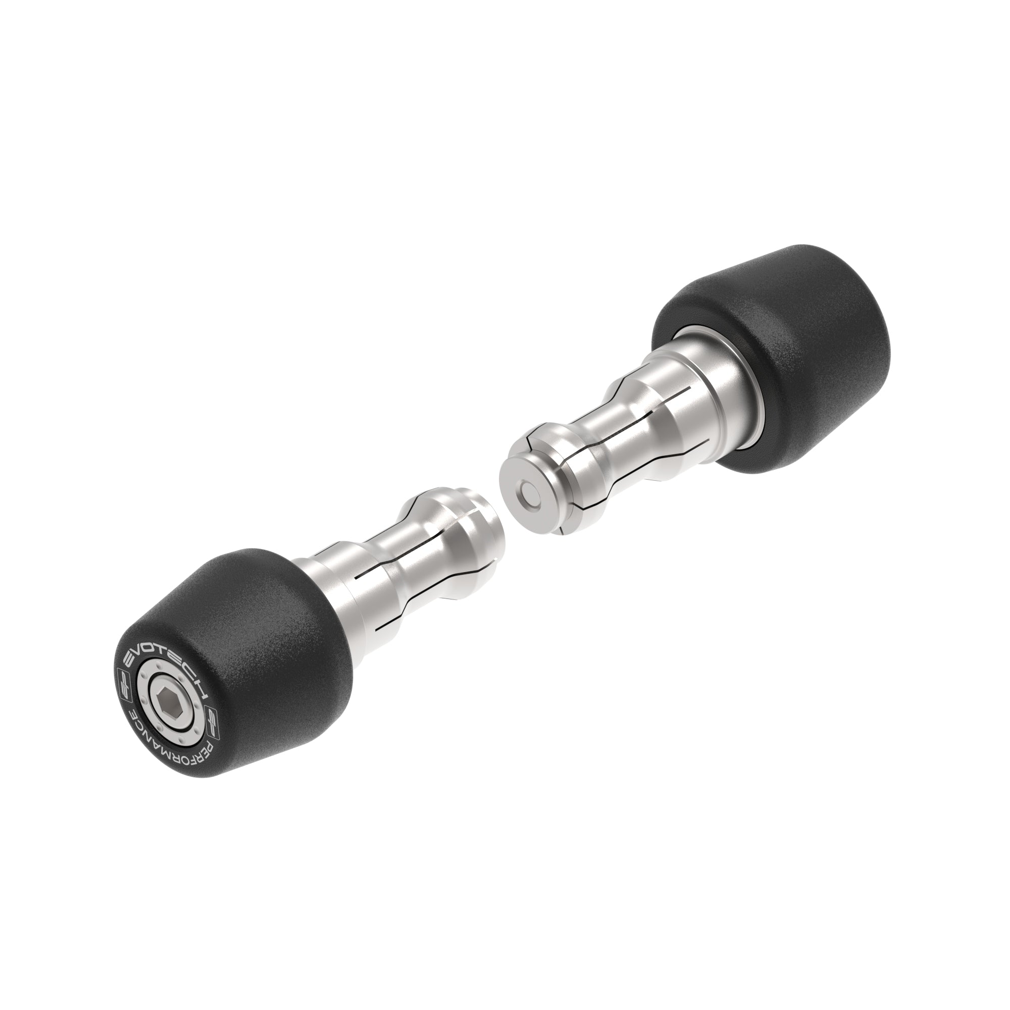 Evotech Bar End Weights (Race) - Kawasaki Z650 Performance (2021 - 2025)