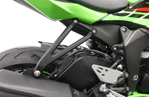 Evotech Exhaust Hanger & Pillion Footpeg Removal Kit - Kawasaki Ninja ZX-4RR 40th Anniversary Edition (2024+)