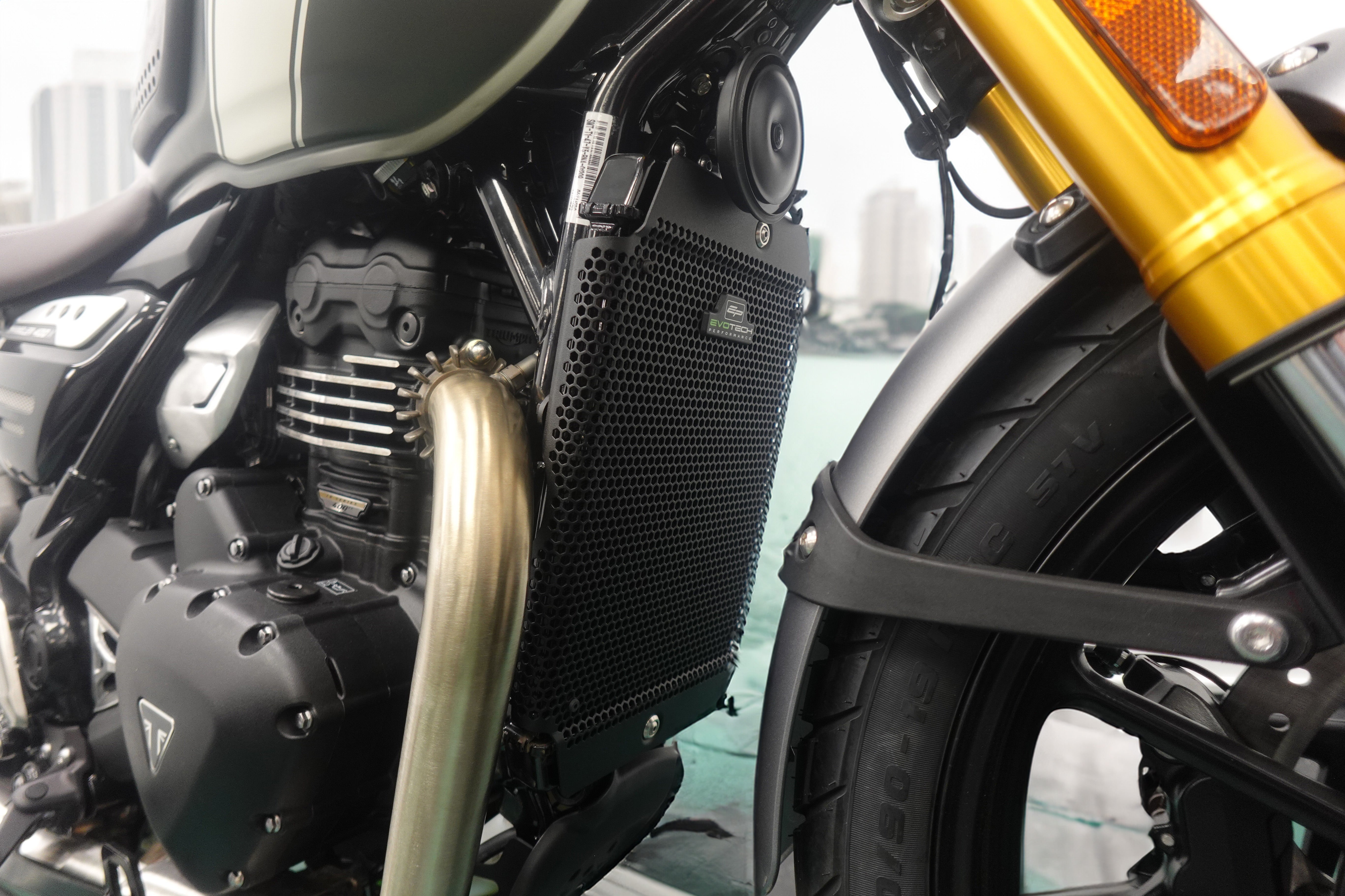 Evotech Radiator Guard - Triumph Scrambler 400 X (2024+)