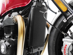 Evotech Radiator Guard - Triumph Bonneville T100 Black (2017 - 2025)