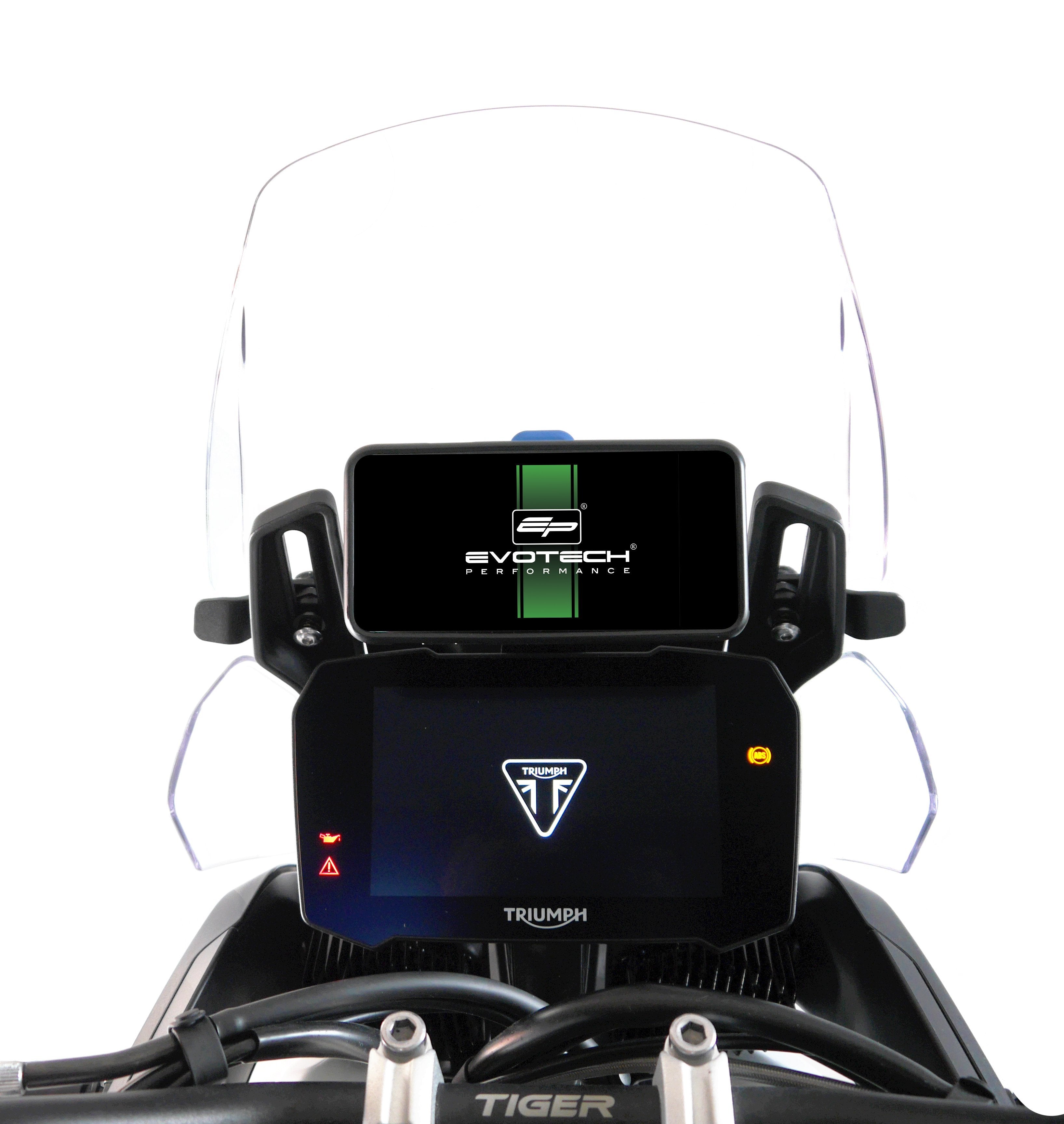 Evotech Quad Lock Sat Nav Mount - Triumph Tiger 900 Rally Aragon Edition (2023)