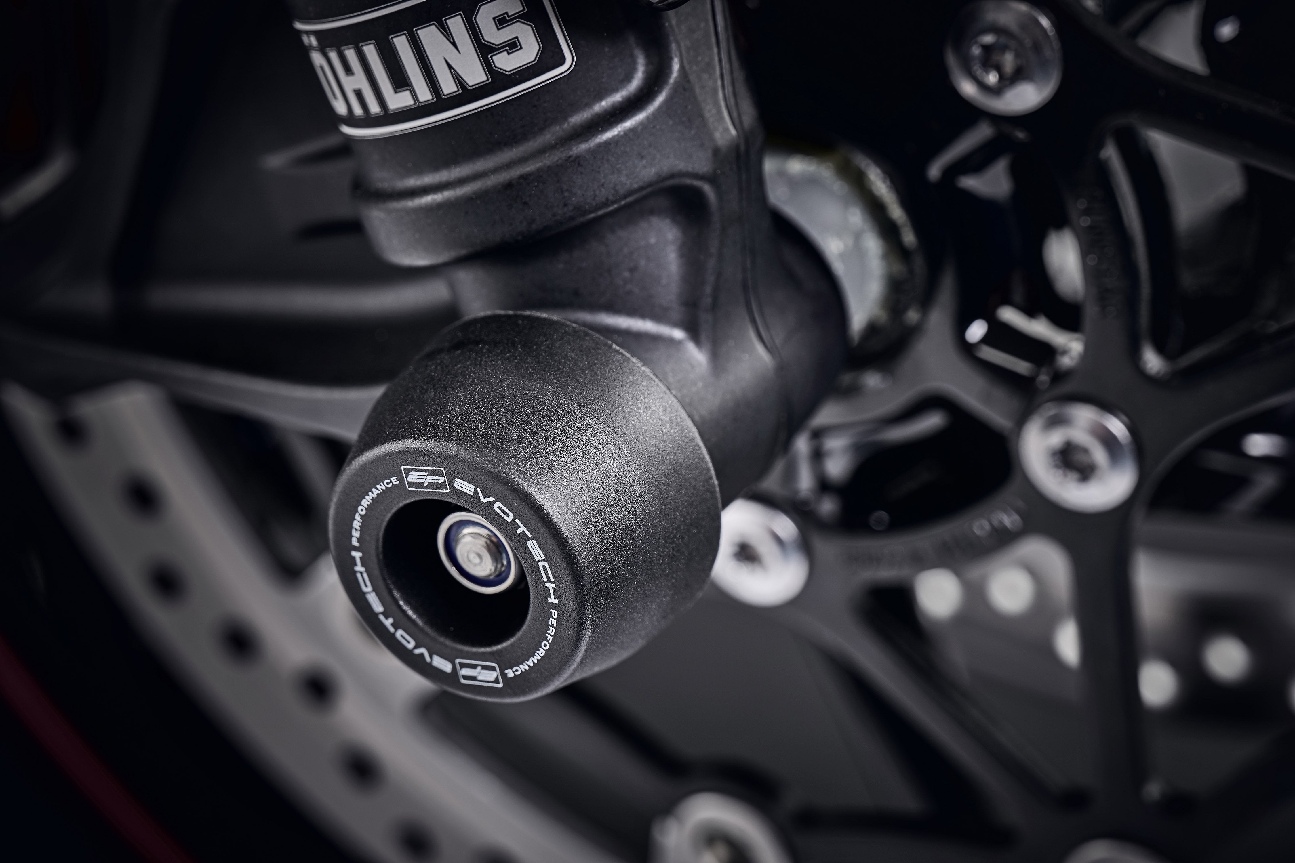 Evotech Front Spindle Bobbins - Triumph Speed Triple S (2018 - 2020)