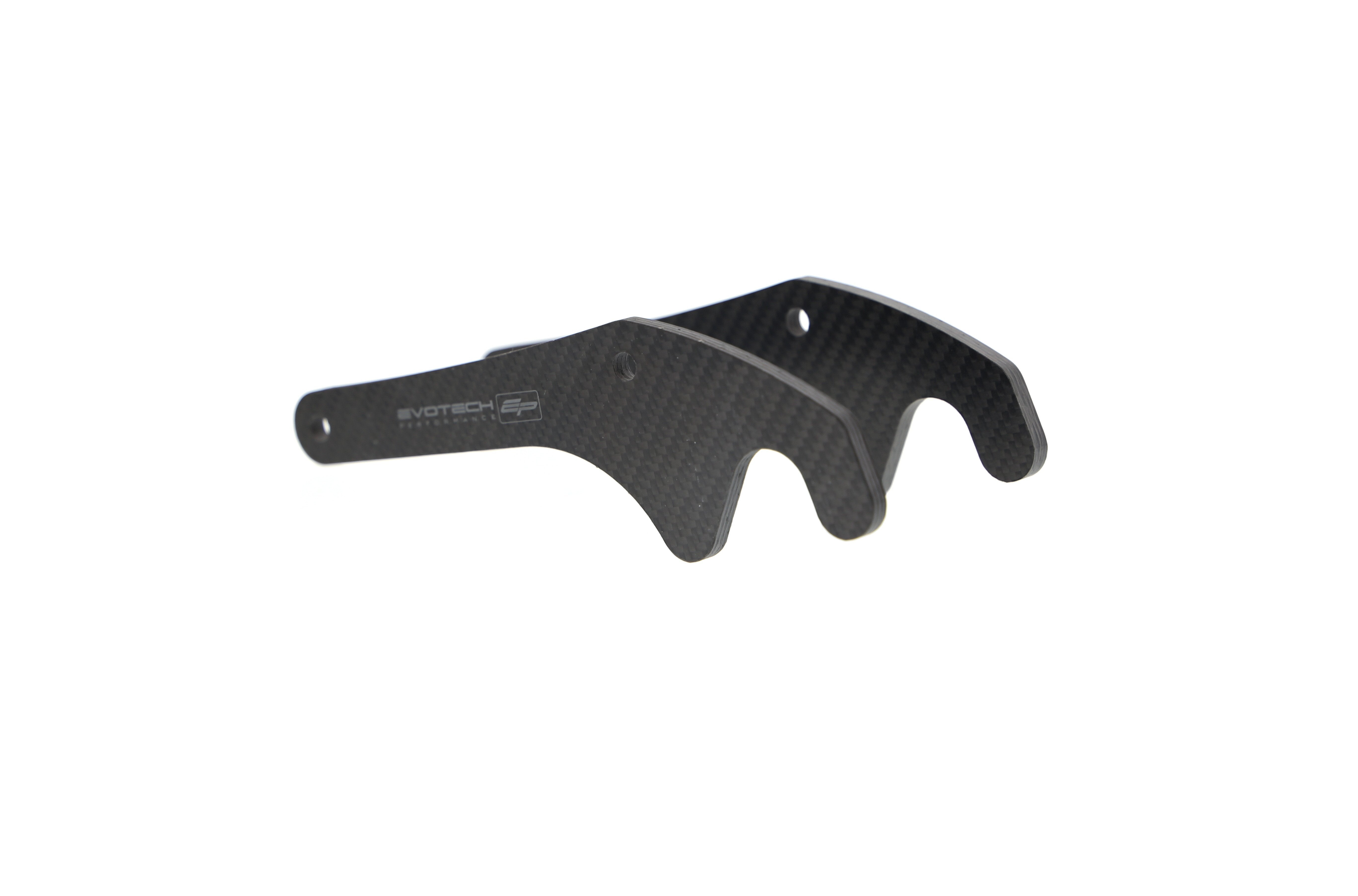 Evotech Carbon Fibre Paddock Stand Plates - Yamaha YZF-R6 (2017+)