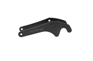 Evotech Carbon Fibre Paddock Stand Plates - Yamaha YZF-R6 (2017+)