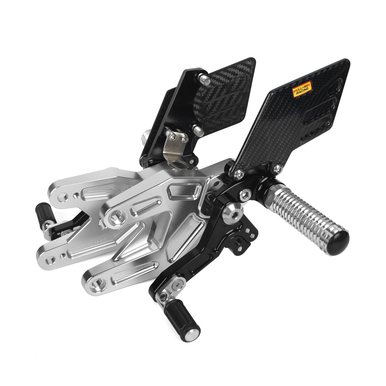 FULLREV For YAMAHA YZF R3 15-23 Rearset Foot pegs Footrest (PRO Carbon Version)