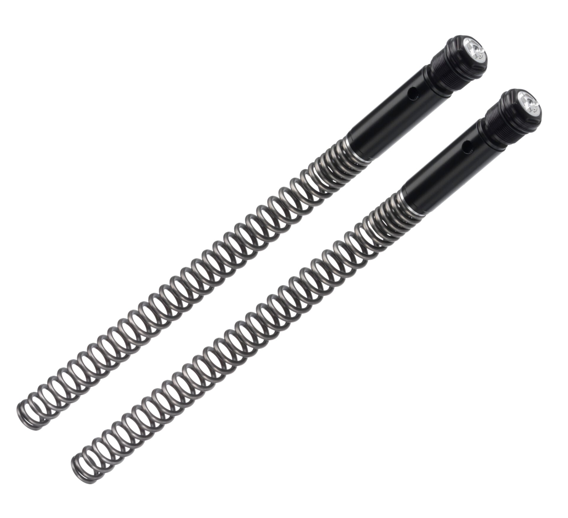 KB12 – Fork Springs & Black Fork Caps Kit for OEM