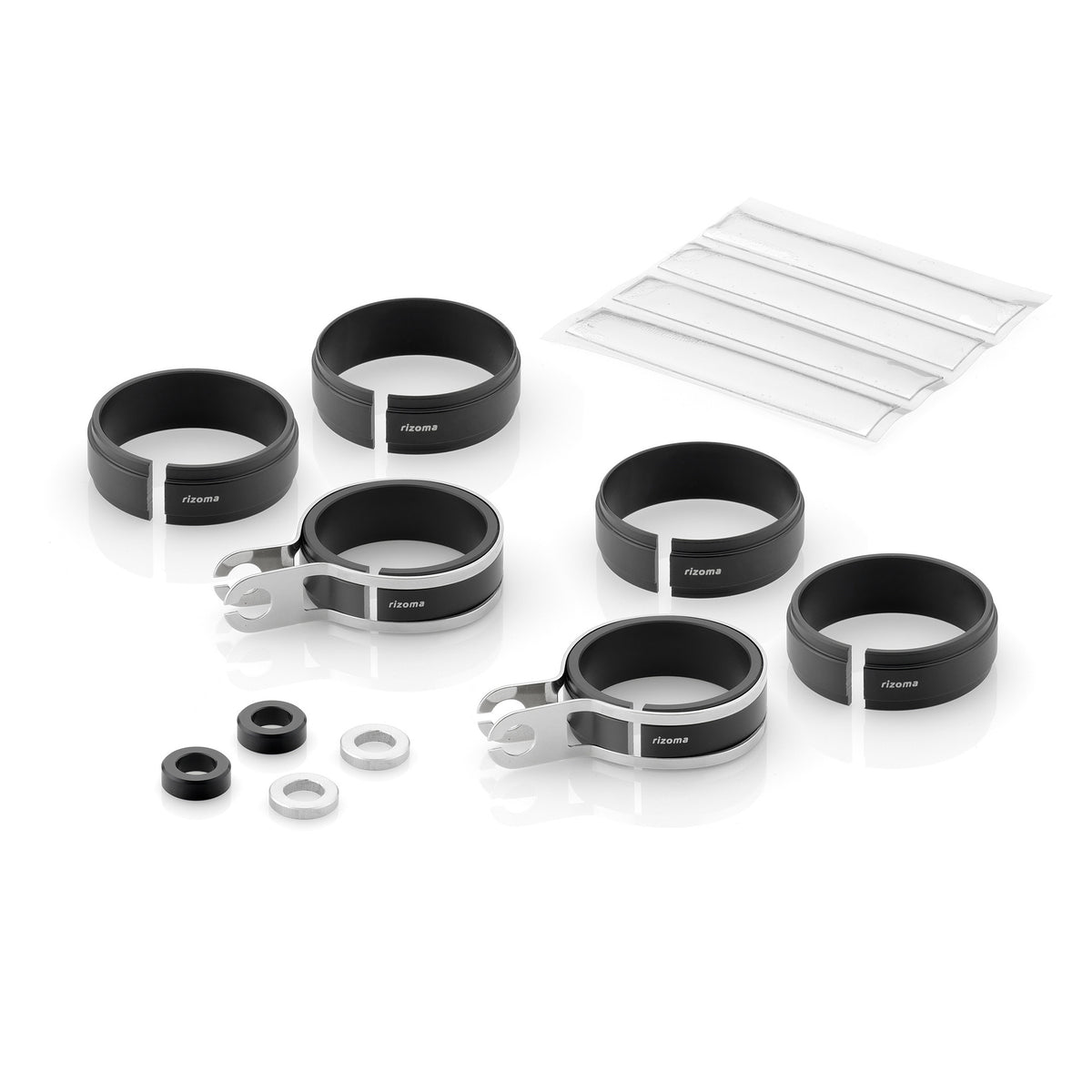 Rizoma Mounting kit for front turn signals — Ø 39/41/43 mm — FR228B