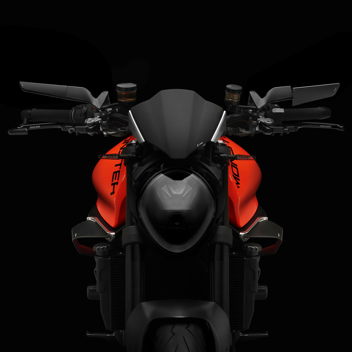 Rizoma Stealth mirror mounting kit for Naked — for Naked — BSN906B