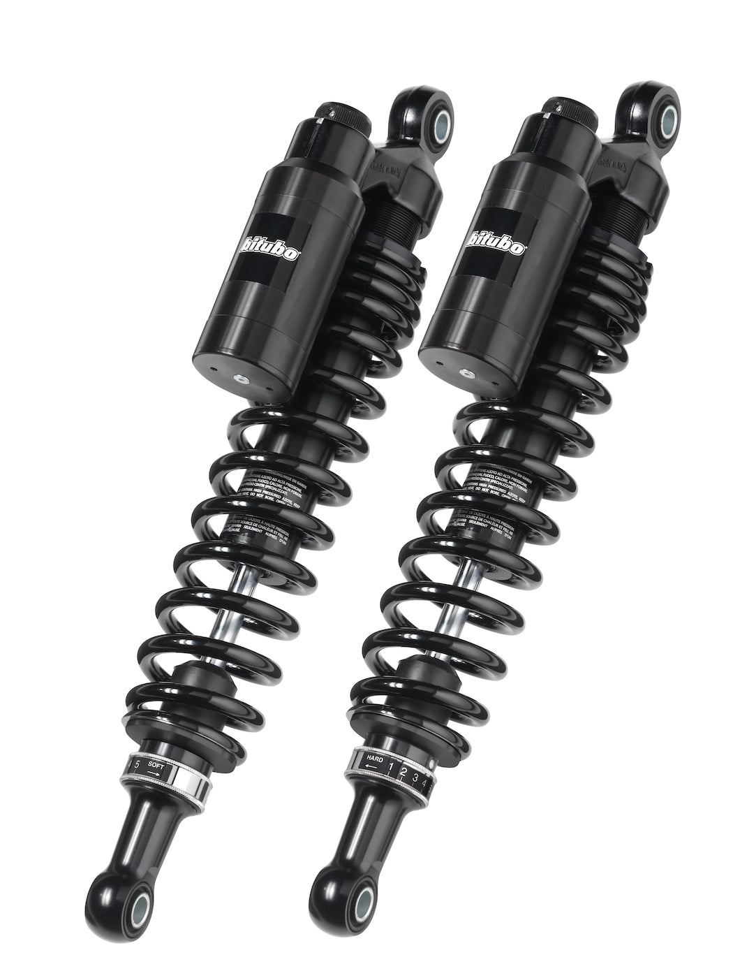WMT42V2 - Rear Twin Shocks - Black Spring