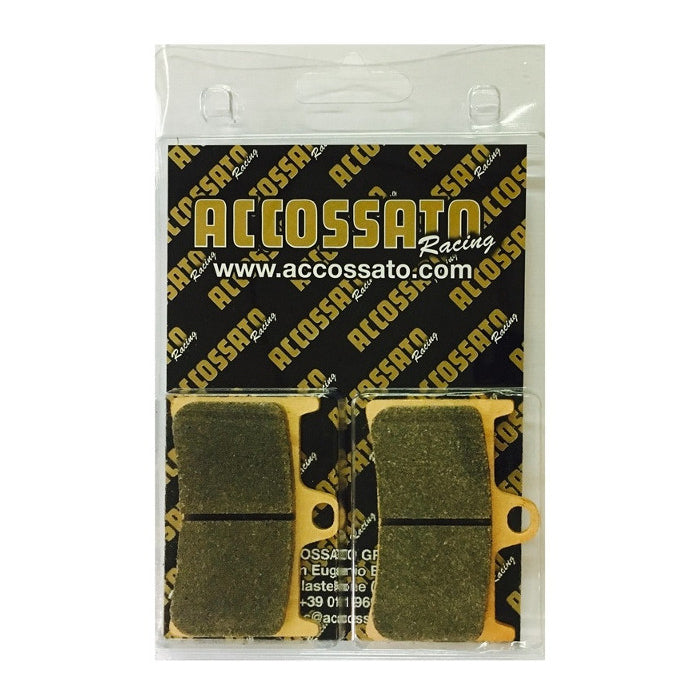 Accossato AGPA97EV1 Sport Front Brake Pads for Yamaha YZF-R6 YZF-R7 YZF-R1 MT-07 MT-09 MT-10 FZ XJR