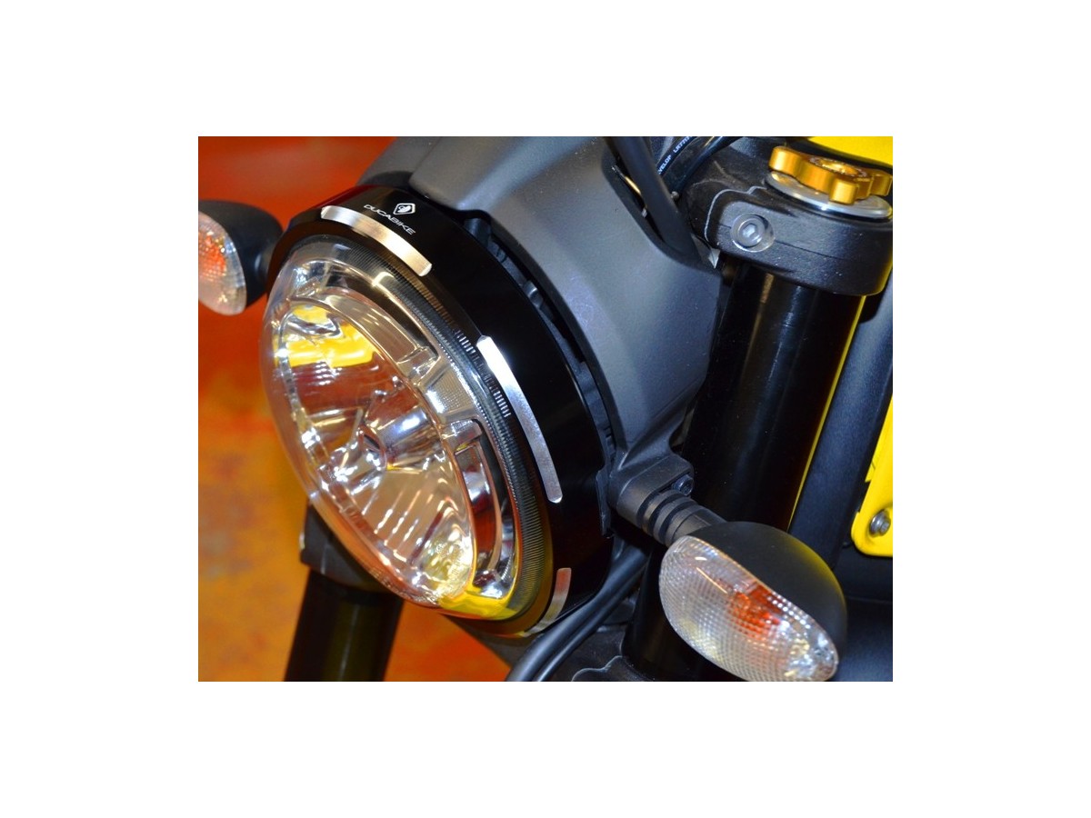 CFSCRA01 - SCRAMBLER BILLET ALUMINIUM HEADLIGHT TRIM