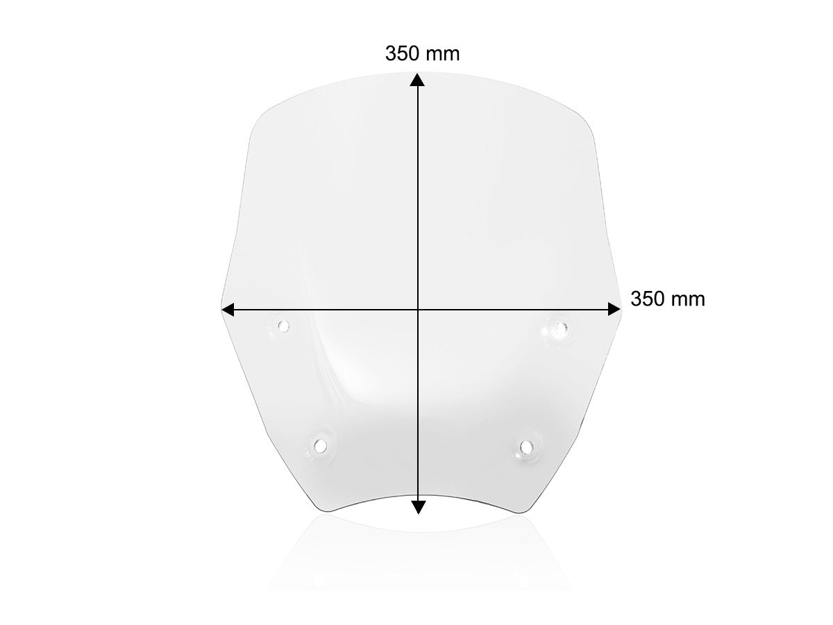 CUP29 - INTERMEDIATE WINDSHIELD BMW R1300 GS MY23-24 WITH RADAR