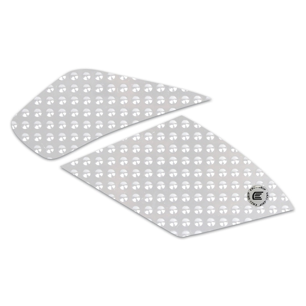 Eazi-Grip EVO Tank Grips for QJMOTOR SRK 921, clear
