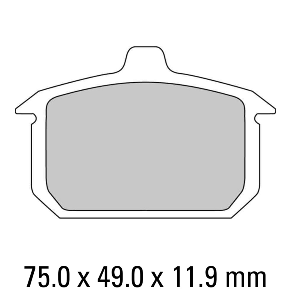 FERODO Brake Disc Pad Set FDB335P*