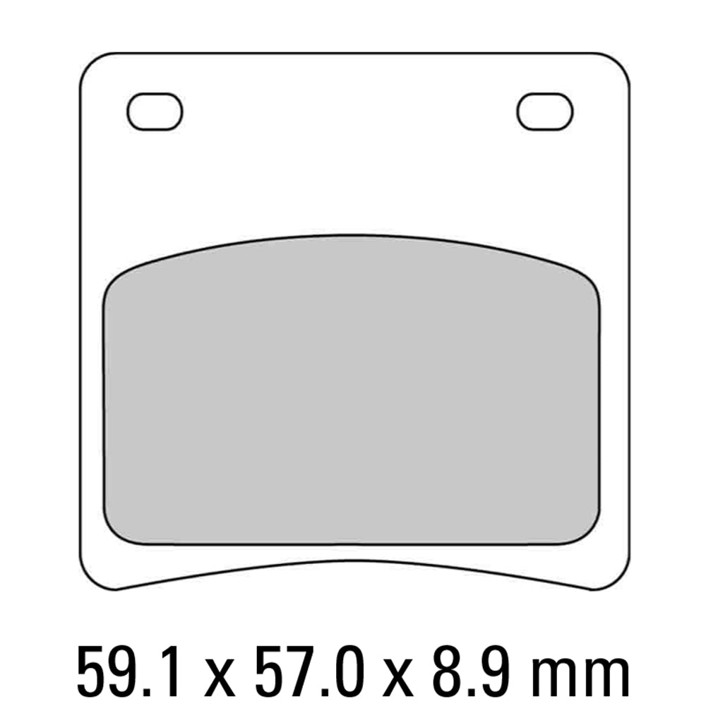 FERODO Brake Disc Pad Set FDB569ST*