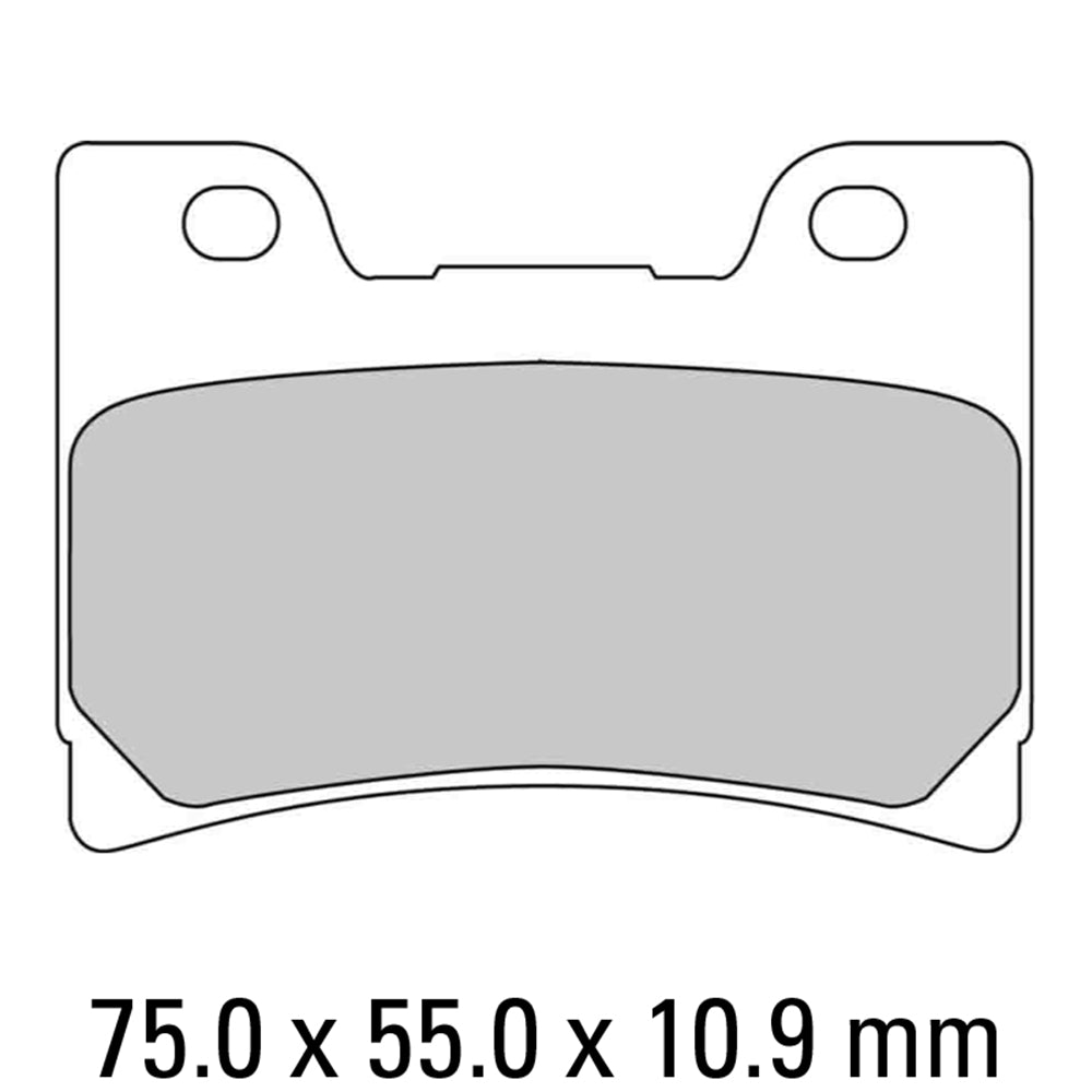 FERODO Brake Disc Pad Set FDB666ST