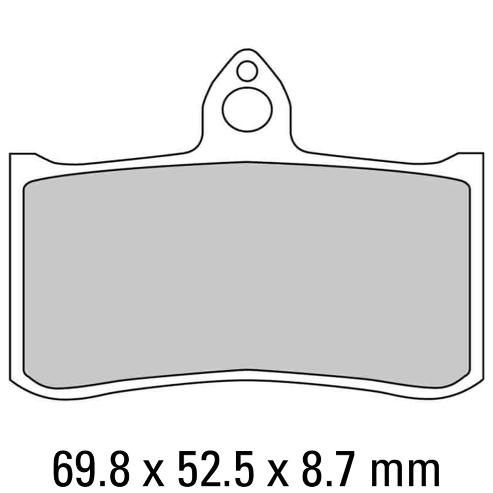 FERODO Brake Disc Pad Set FDB858ST*