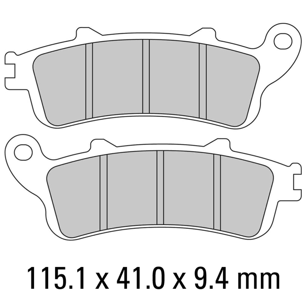 FERODO Brake Disc Pad Set FDB2075ST