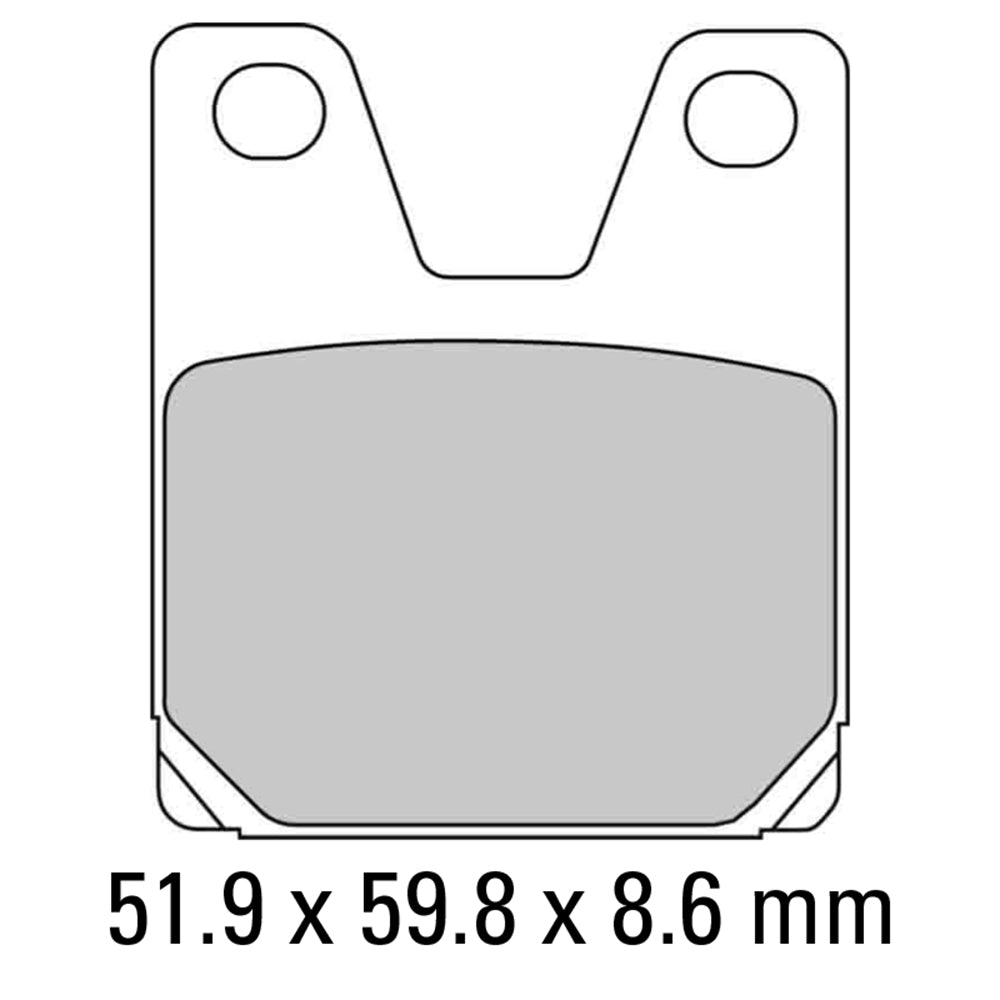 FERODO Brake Disc Pad Set FDB2084ST