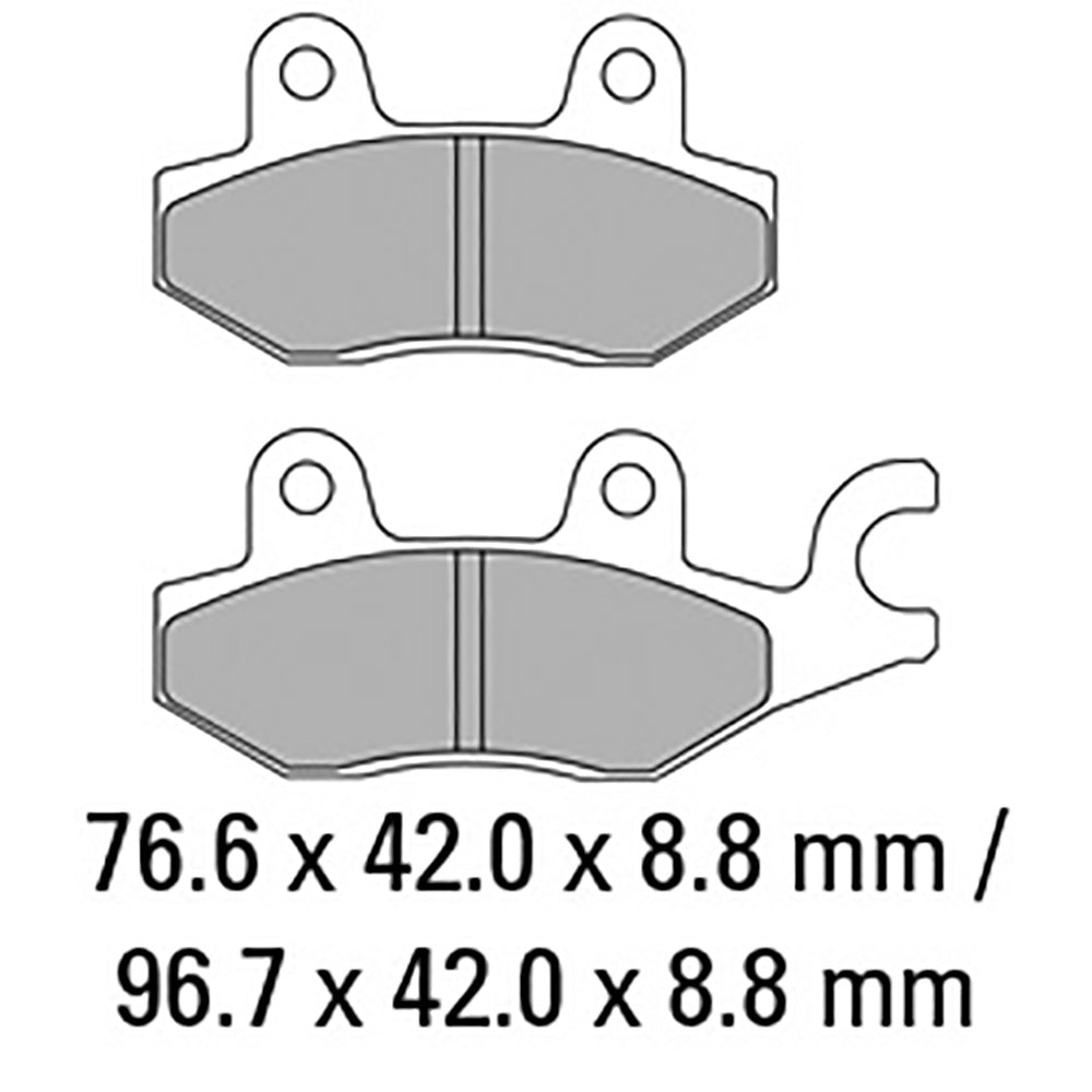 FERODO Brake Disc Pad Set FDB2087EF