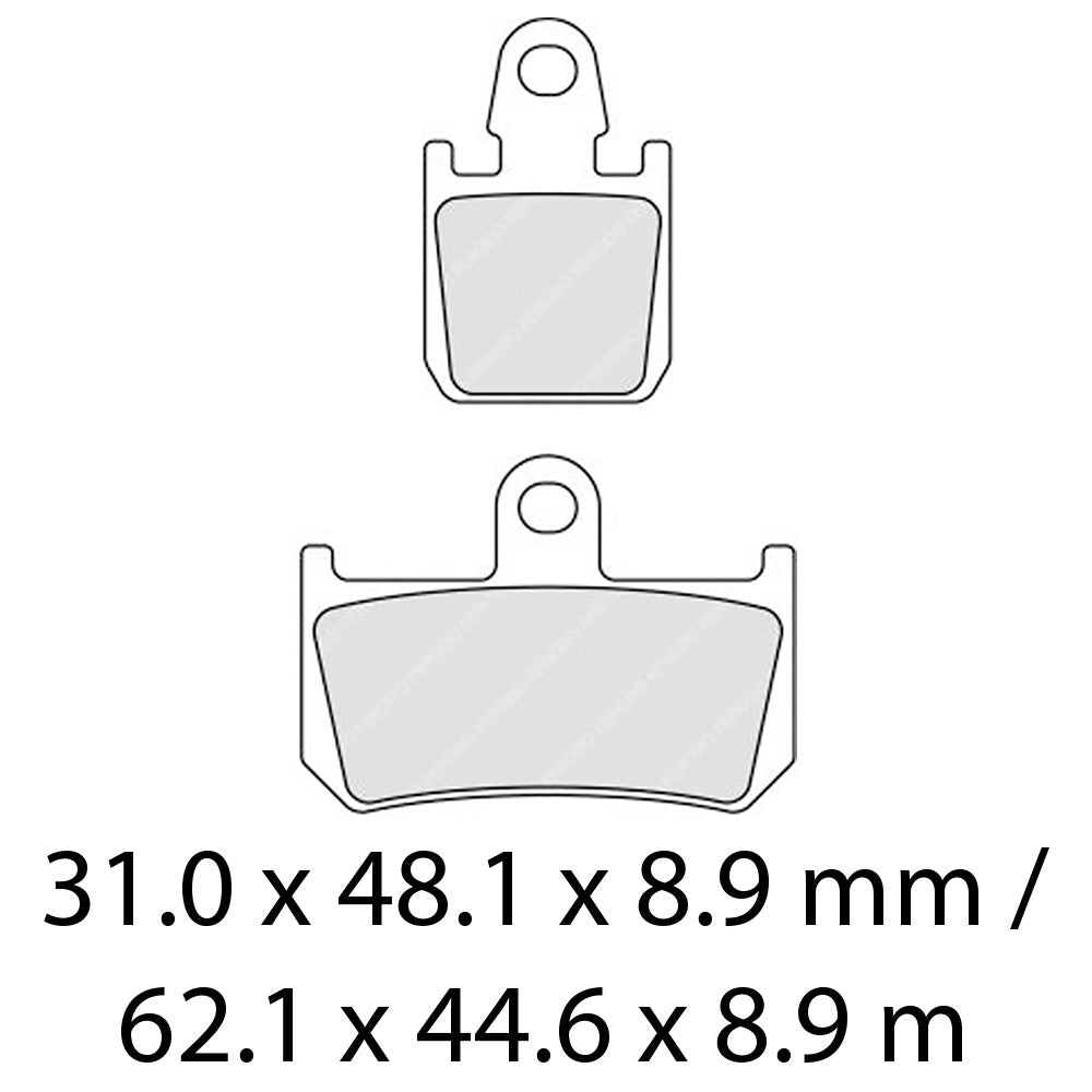 FERODO Brake Disc Pad Set FDB2217CP211*