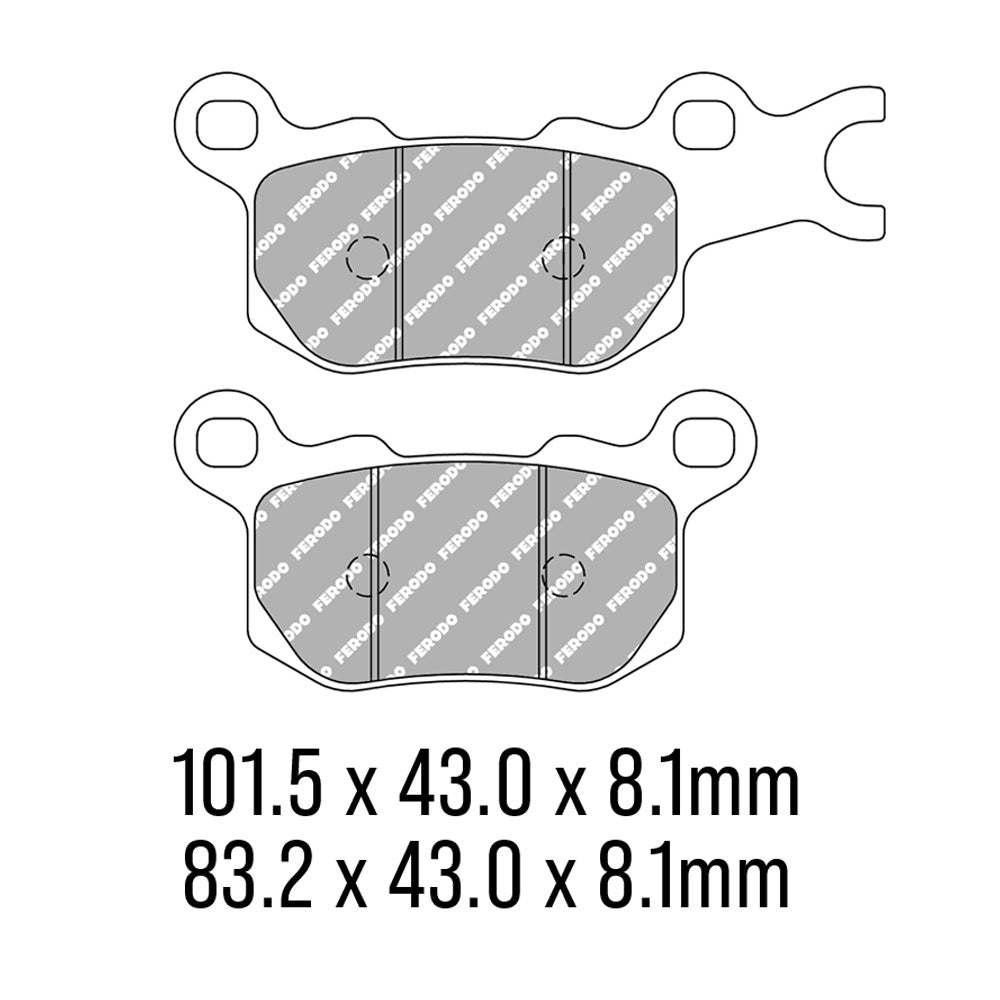 FERODO Brake Disc Pad Set FDB2317SG