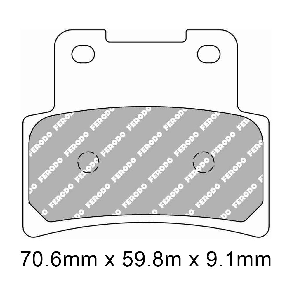FERODO Brake Disc Pad Set FDB2322SM