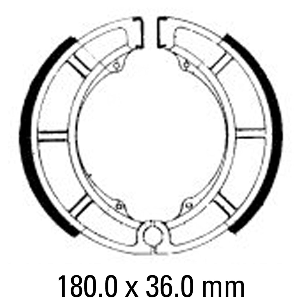 FERODO Brake Shoe Set FSB784