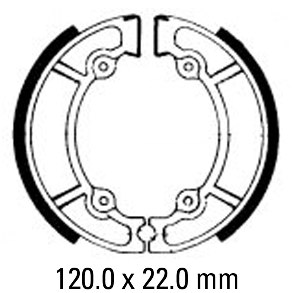 FERODO Brake Shoe Set FSB786
