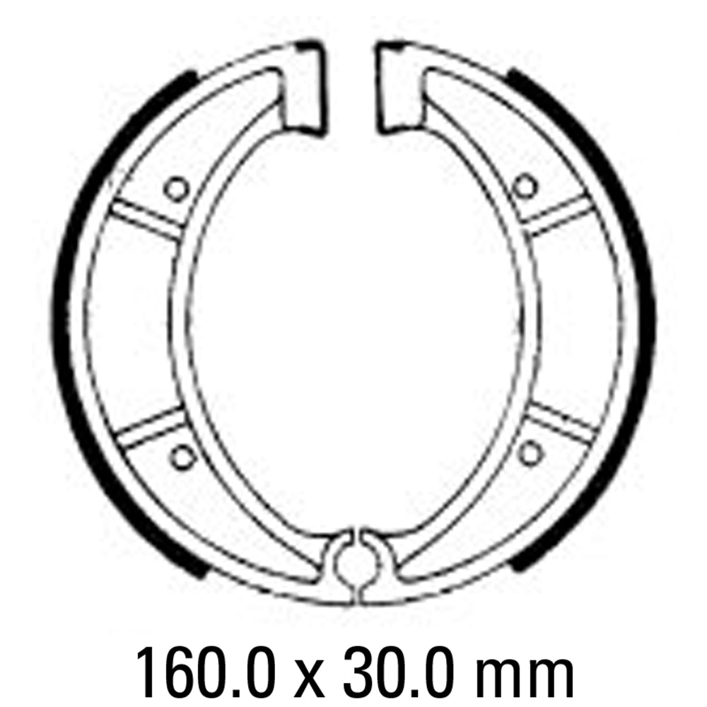FERODO Brake Shoe Set FSB812