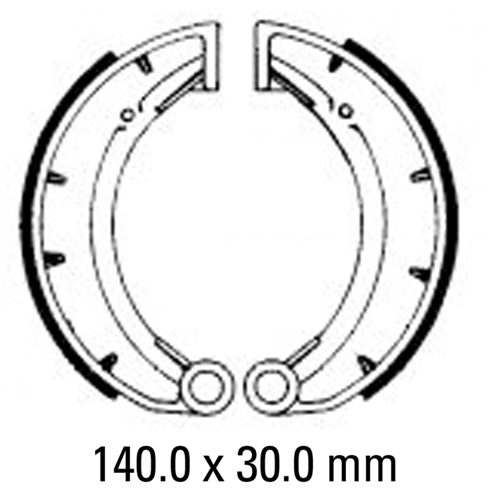 FERODO Brake Shoe Set FSB824