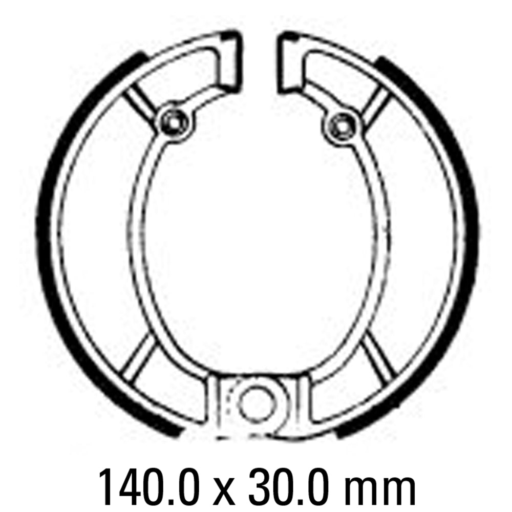FERODO Brake Shoe Set FSB857*
