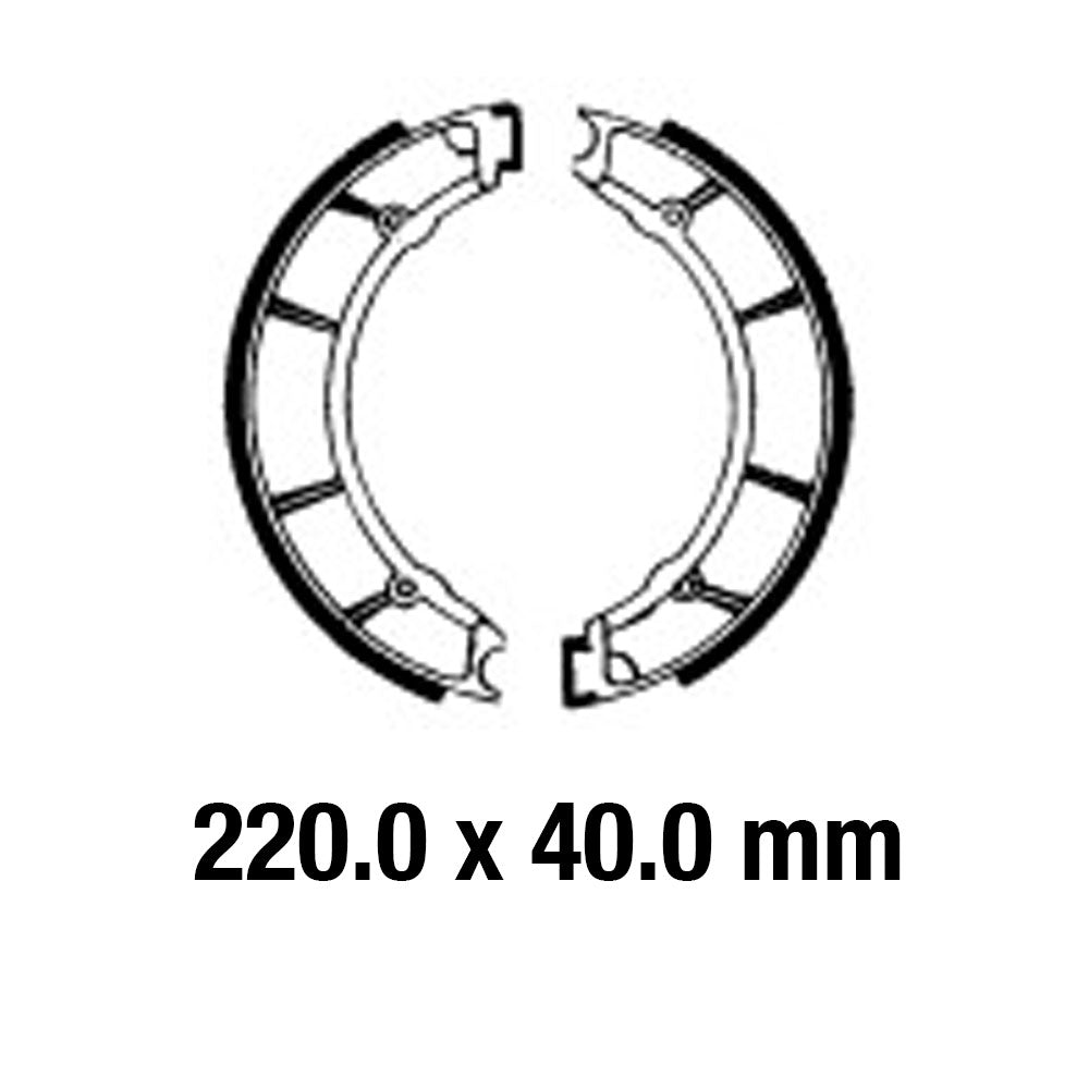 FERODO Brake Shoe Set FSB880