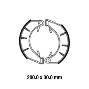 FERODO Brake Shoe Set FSB923