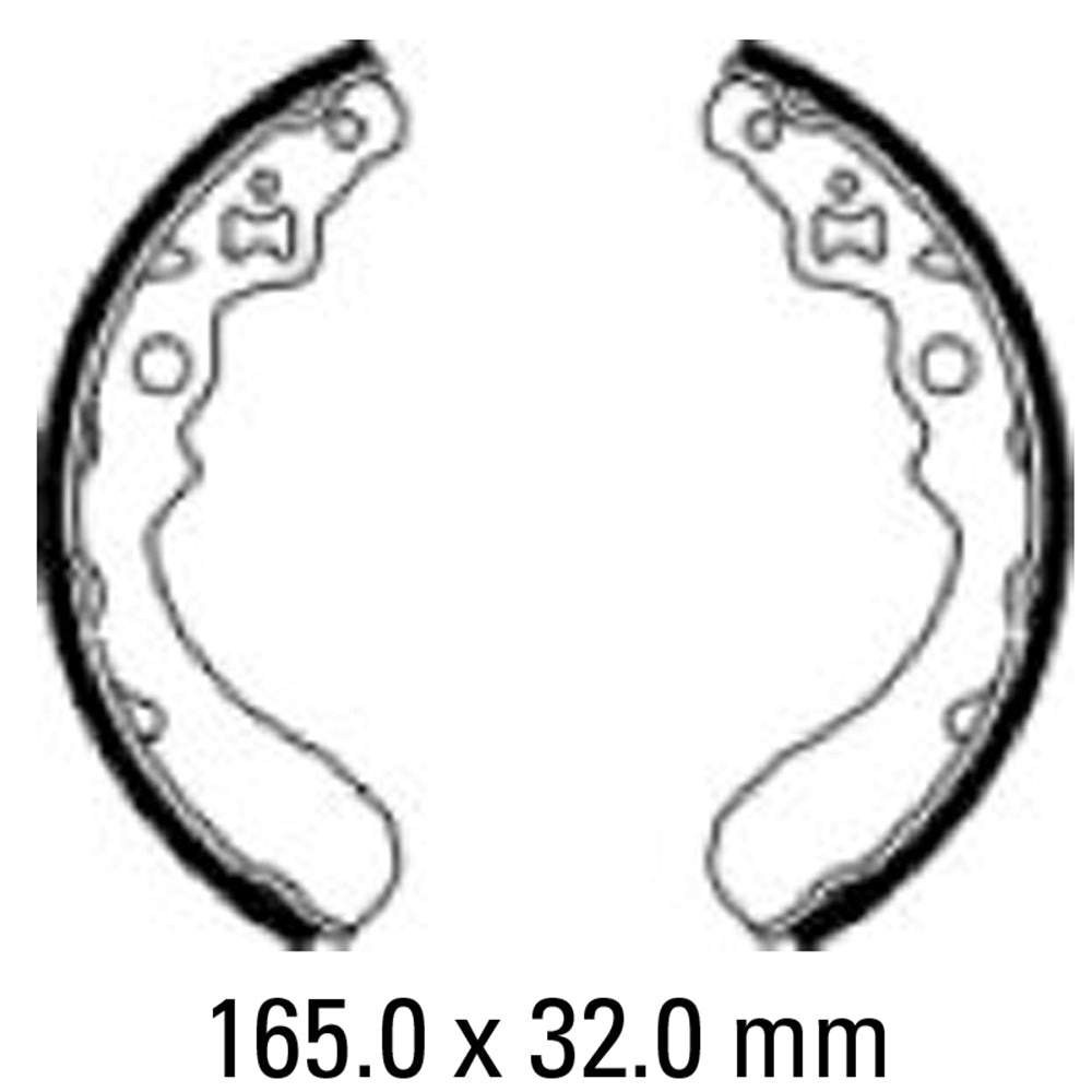 FERODO Brake Shoe Set FSB934*